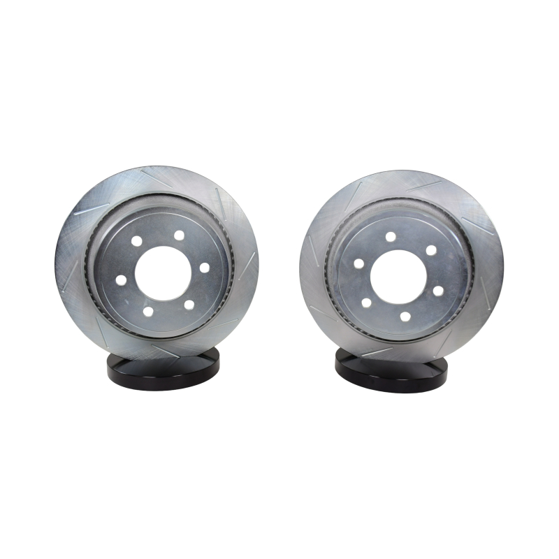 Ford F-150 Brake Rotors (2) - Rear - Baer Brakes - Slot/Zinc - Zinc-Plated - `12-`14 Ford F-150 Brake Rotors (2) - Rear - Baer Brakes - Slot/Zinc - Zinc-Plated - `12-`14